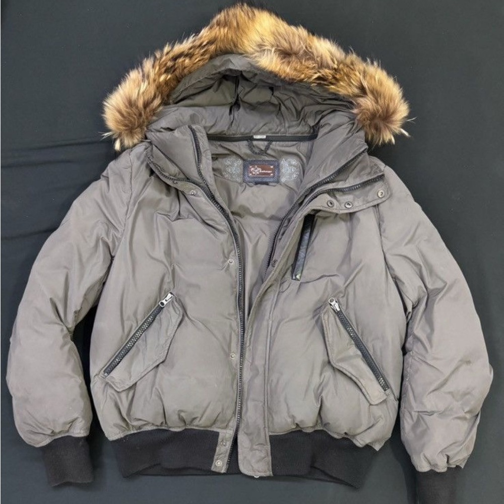 Mackage Original DIXON 2-in-1 Nordic down bomber with natural fur
